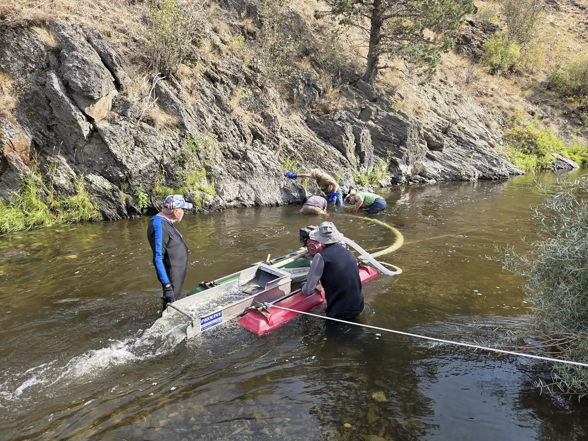 River prospecting