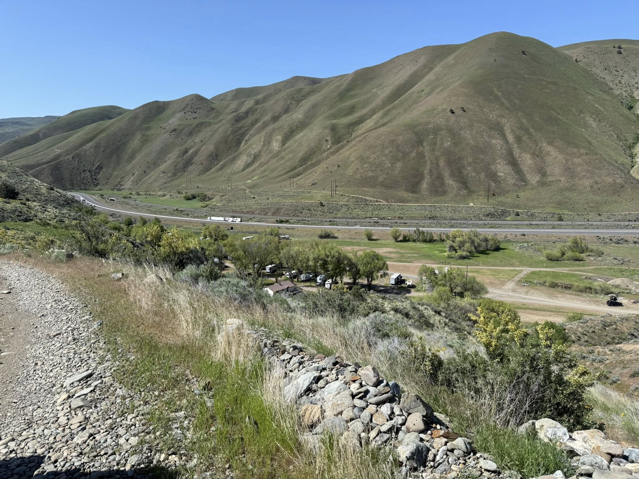 Campground & valley views