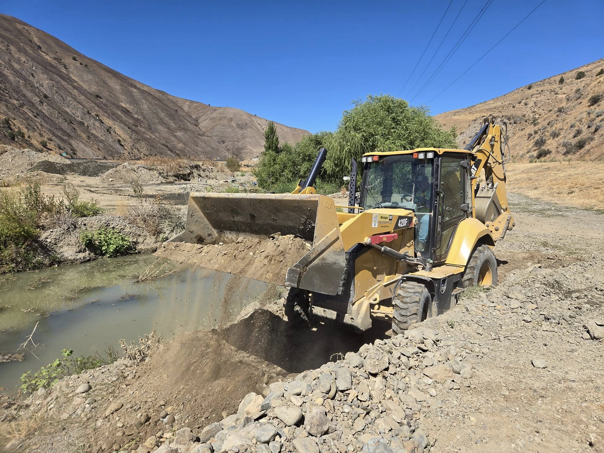 Member work day — creek maintenance