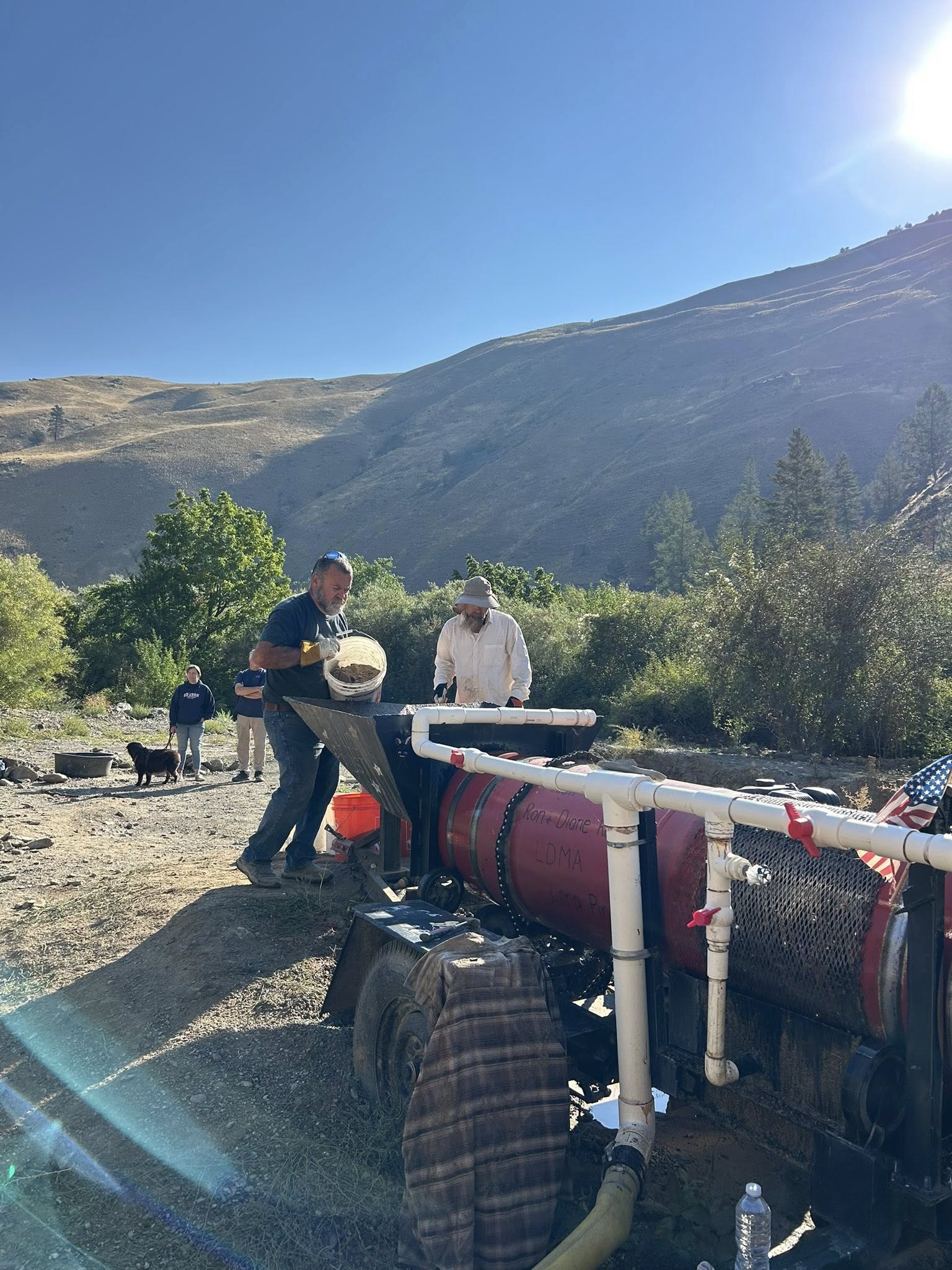 Trommel & recirculator