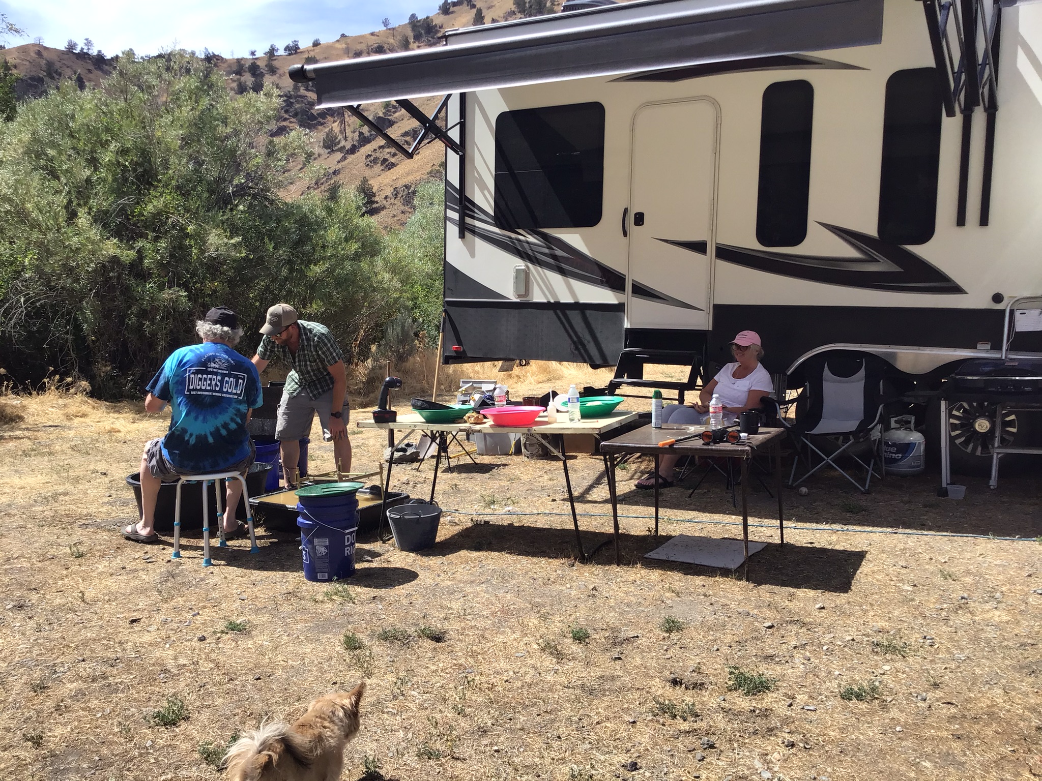 Campsite prospecting