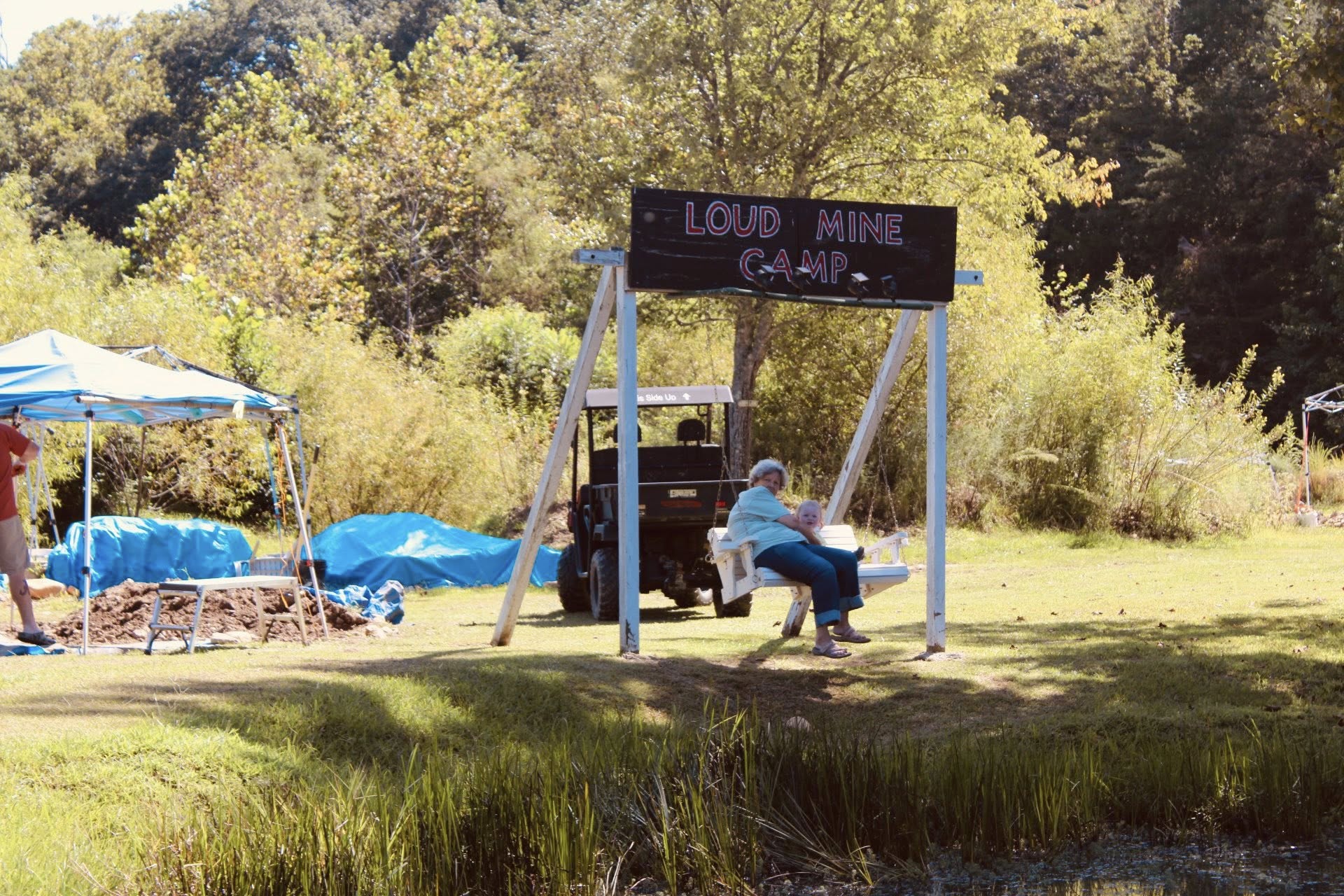 Loud Mine Camp — family gathering