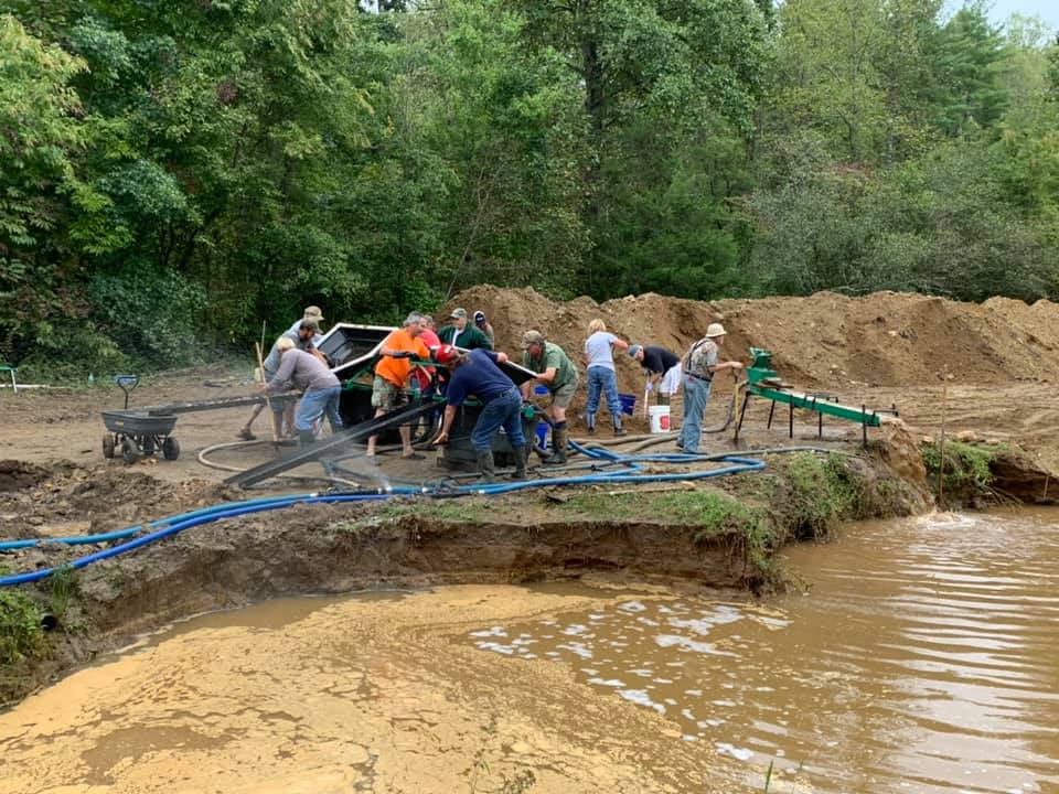 Camp dig — trommel & sluice